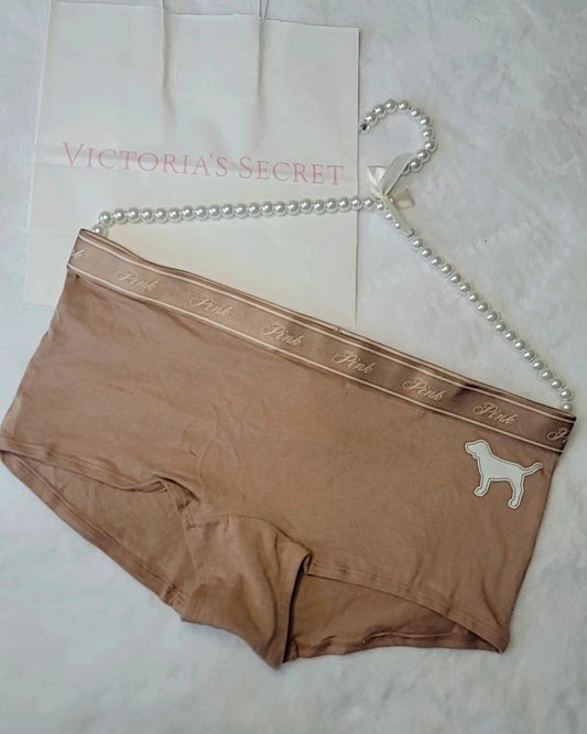 Braguita tipo bóxer Victoria's Secret PINK con logo de perro