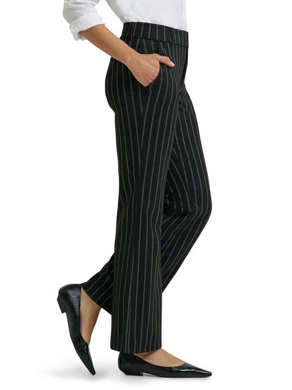 Pantalones casuales Lee para mujer, color negro