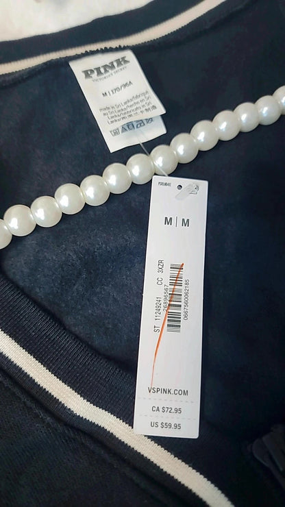 Abrigo Victoria's Secret con cierre frontal, forro polar Ivy