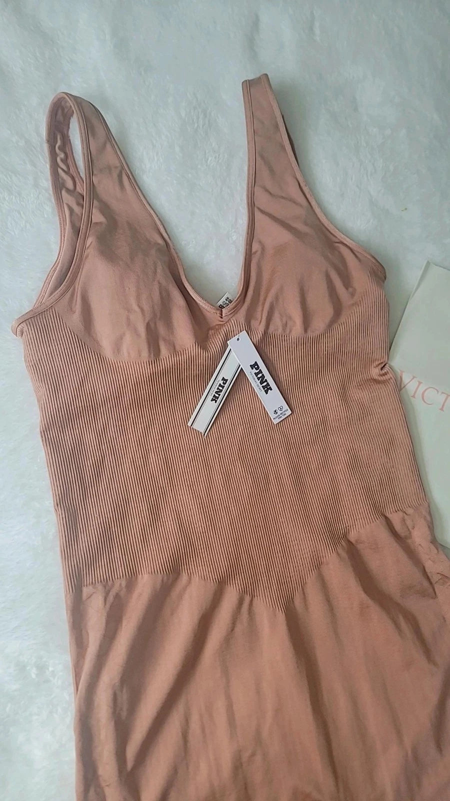 Victoria's Secret PINK Satin Seamless Plunge Workout