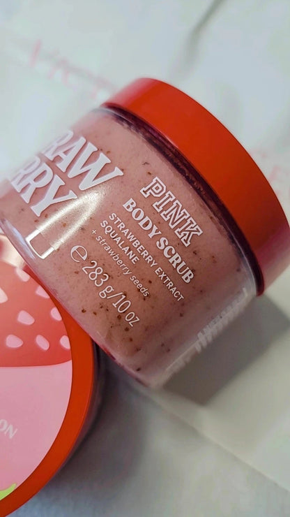 Exfoliante corporal Victoria's Secret PINK con extracto de fresa y escualano, 283 g