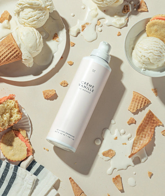 Le Monde GOURMAND, Mousse Corporal Crème Vanille 6,7 Fl oz