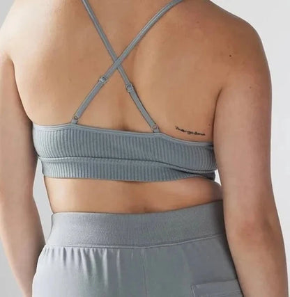 Sutiã Esportivo Fenty SAVAGE - Nova Cor Feminina Cinza