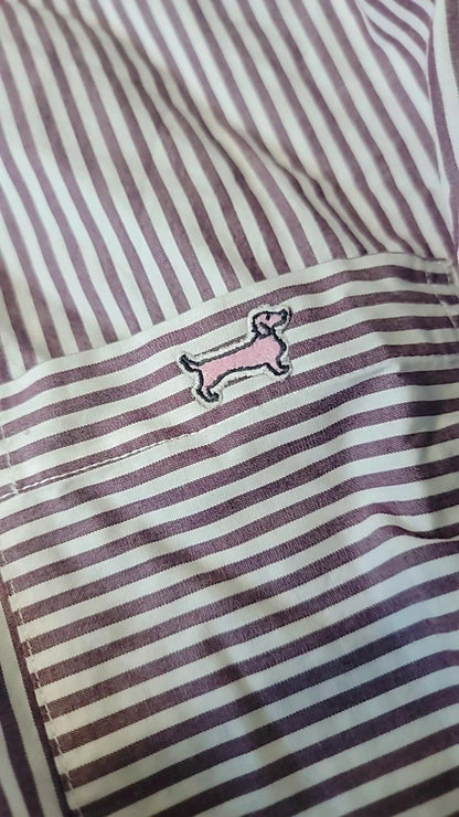 Camisola de dormir rosa Victoria's Secret, estilo boyfriend, tamanho grande