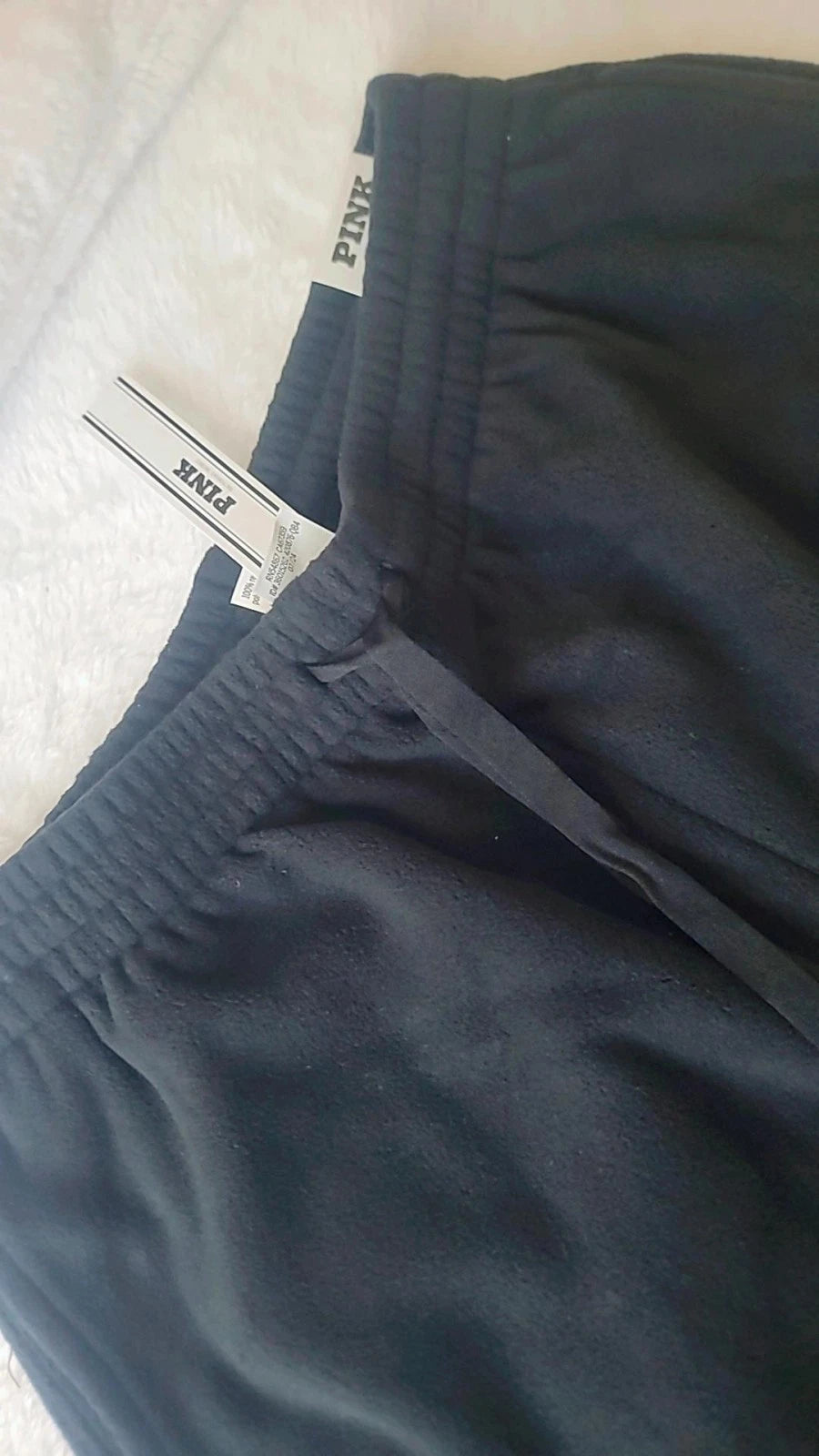 Victoria's Secret Pink Polar Fleece Wide Leg Cargo Pants