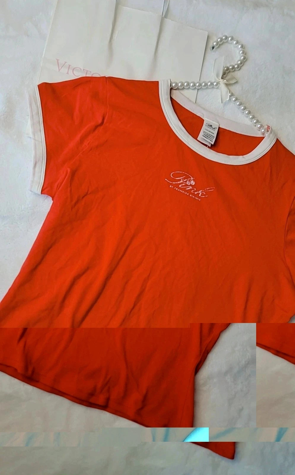 Victoria´s Secret, Pink Black T-Shirt, collection By Frankies Limited Edition