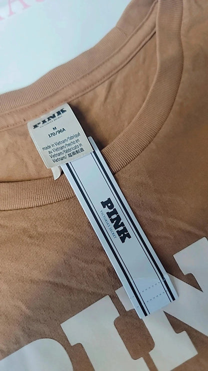 Victoria's Secret Pink Track Angel Wings T-Shirt for Women