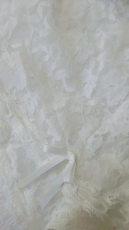 Pijama corto de encaje opaco Victoria's Secret PINK para mujer