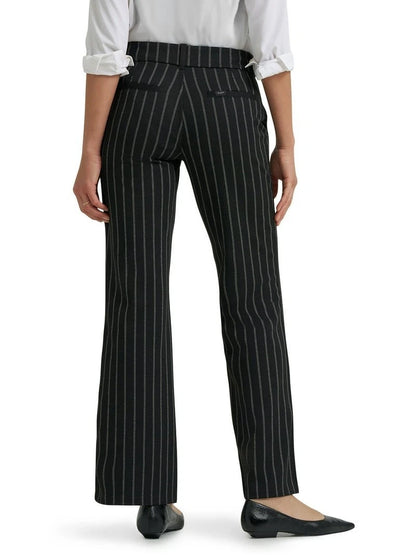 Pantalones casuales Lee para mujer, color negro