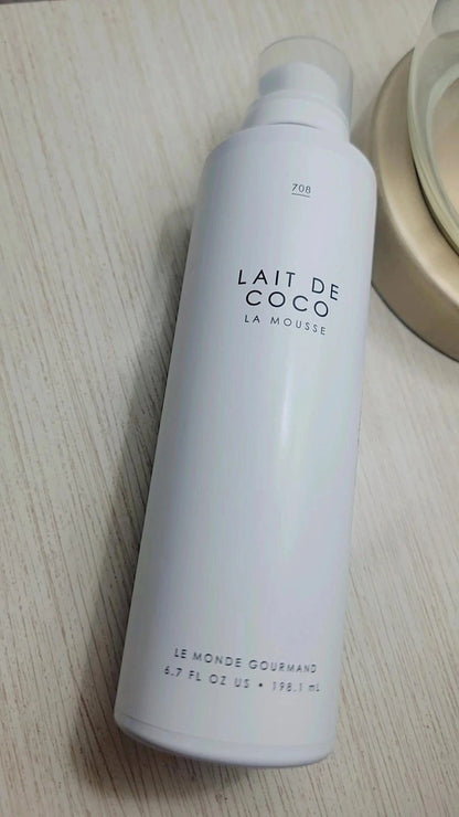 Le Monde Gourmand, Mousse Corporal Lait de Coco 6,7 Fl oz