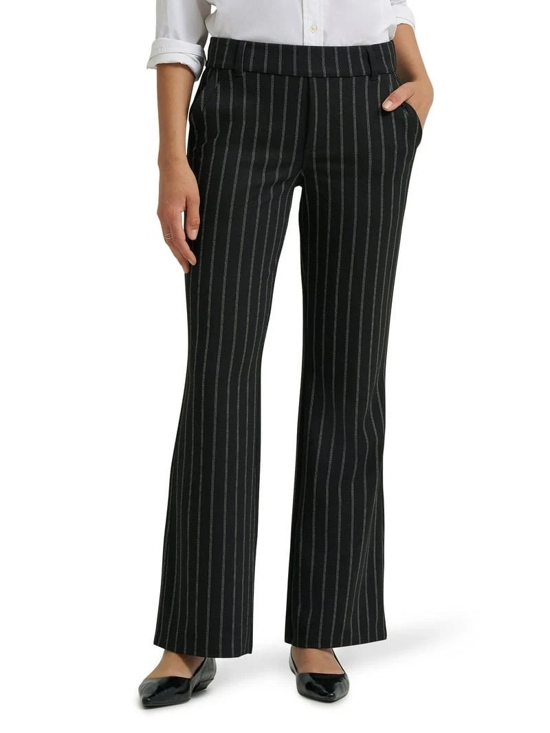 Pantalones casuales Lee para mujer, color negro