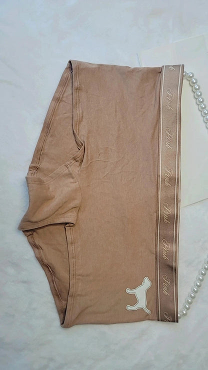 Braguita tipo bóxer Victoria's Secret PINK con logo de perro