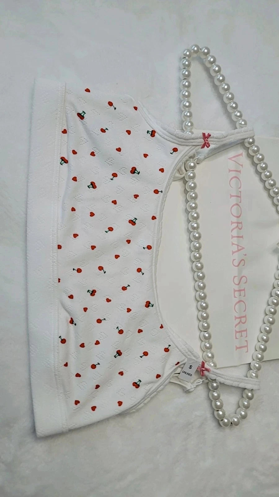 Sujetador Victoria's Secret PINK color cereza para mujer