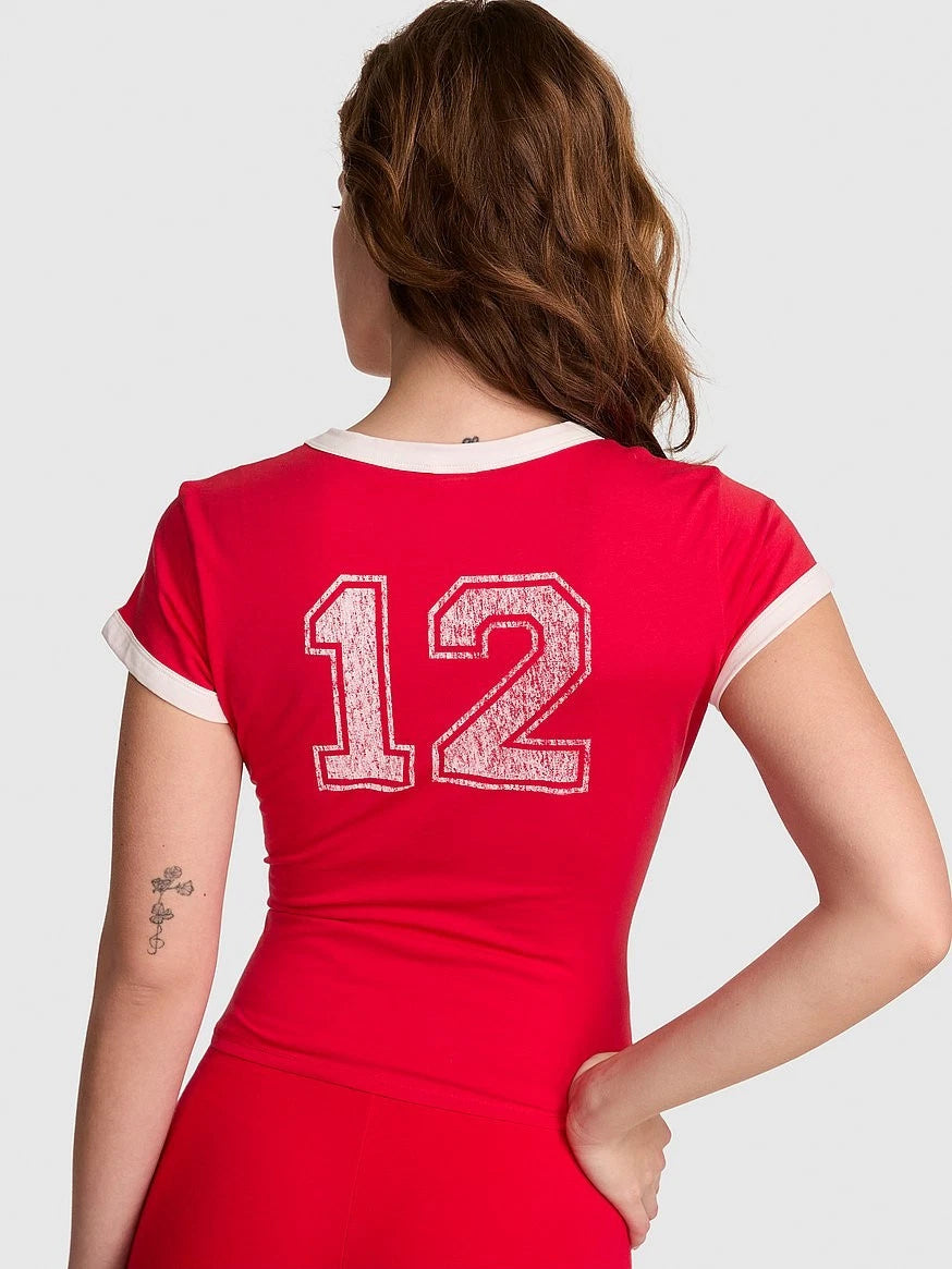 Victoria´s Secret, Pink Black T-Shirt, collection By Frankies Limited Edition