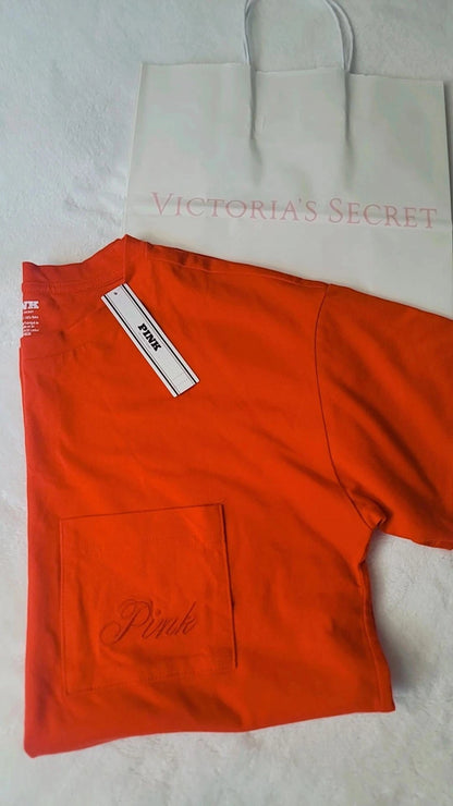 Pink Victoria's Secret Women's T-Shirt, Short Sleeve