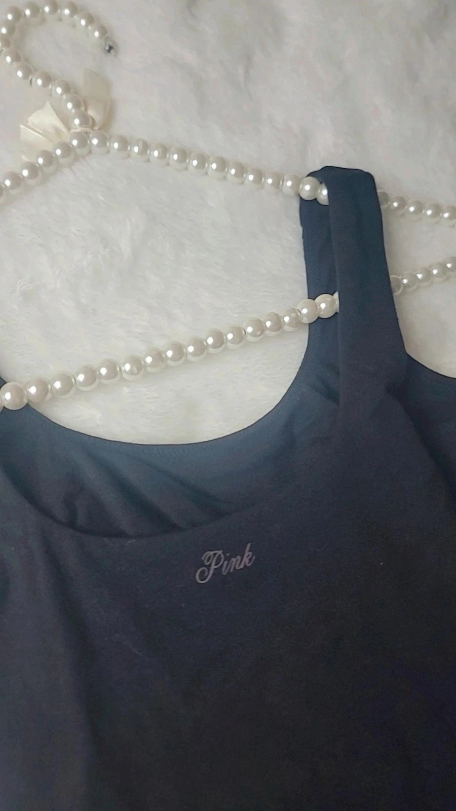 Body rosa de Victoria's Secret, negro, nuevo