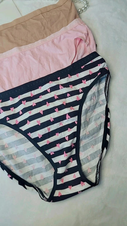 Conjunto de 3 bragas de Victoria's Secret