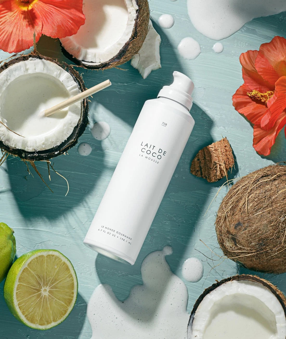 Le Monde Gourmand, Mousse Corporal Lait de Coco 6,7 Fl oz