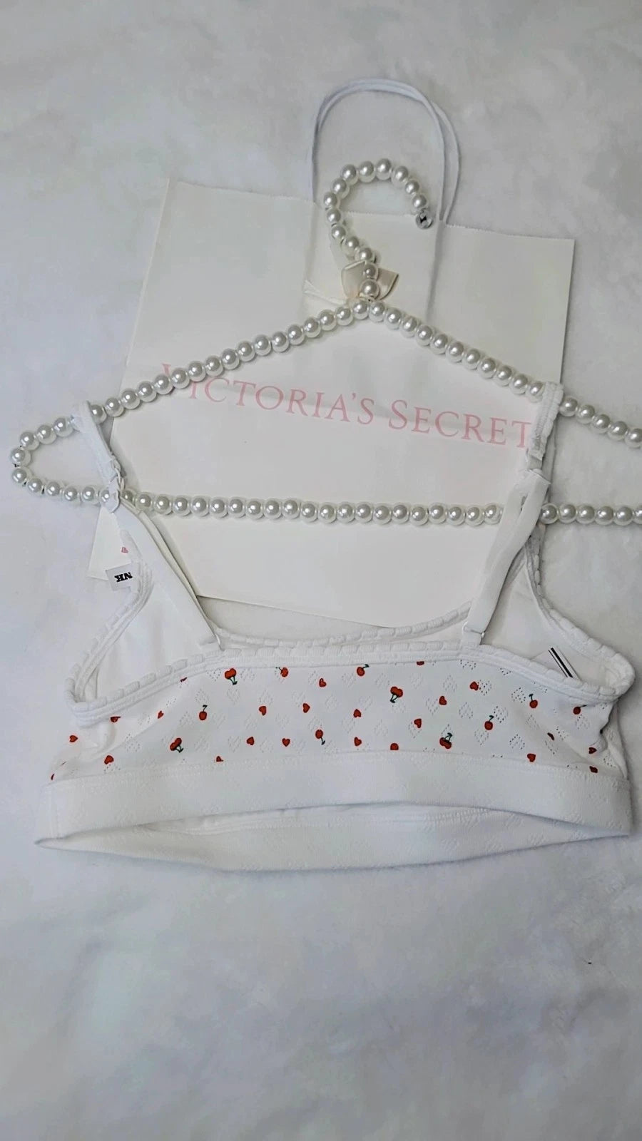 Sujetador Victoria's Secret PINK color cereza para mujer