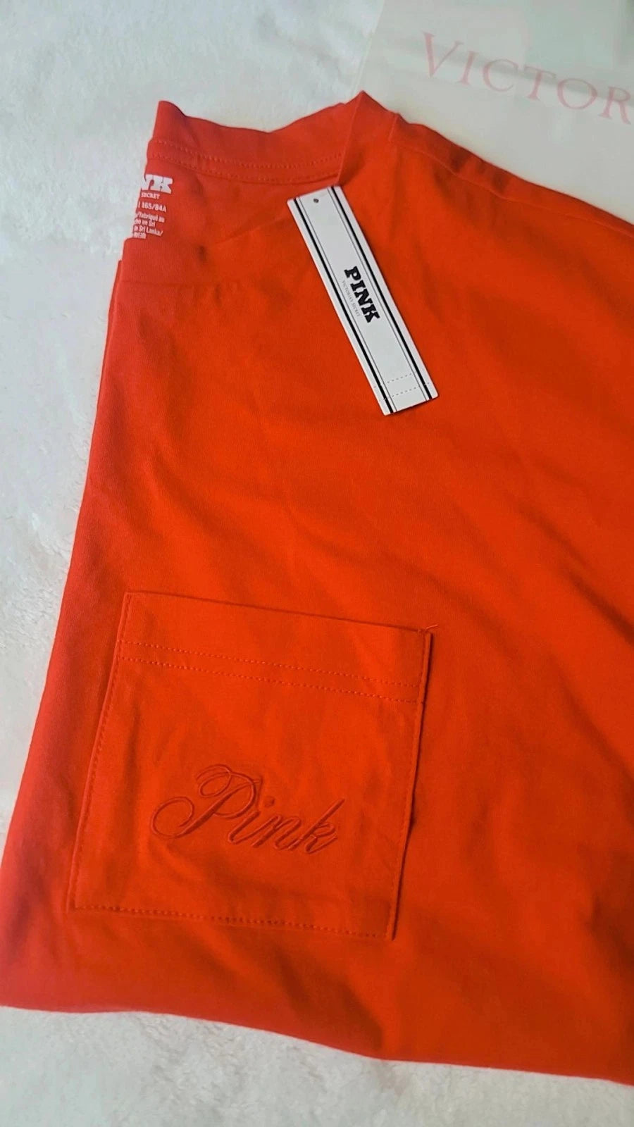 Pink Victoria's Secret Women's T-Shirt, Short Sleeve