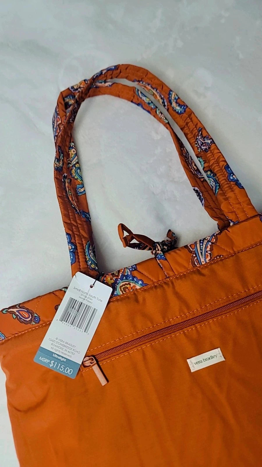 Vera BRADLEY, Bolsa pequena North South Tote, reversível