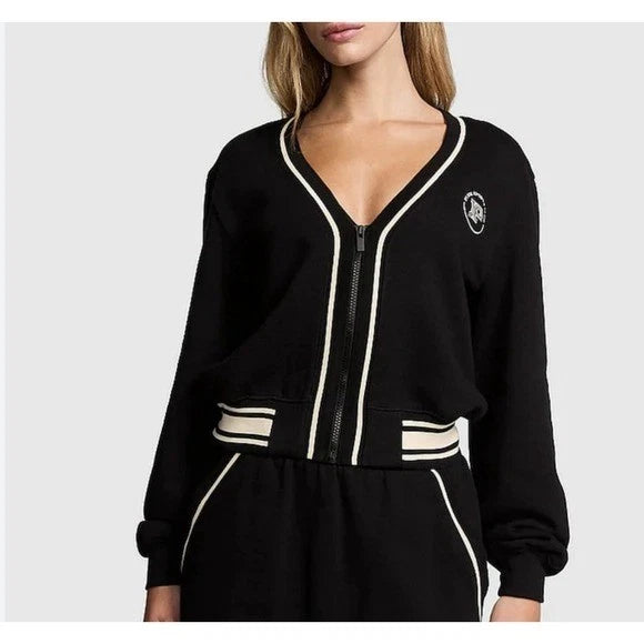 Abrigo Victoria's Secret con cierre frontal, forro polar Ivy