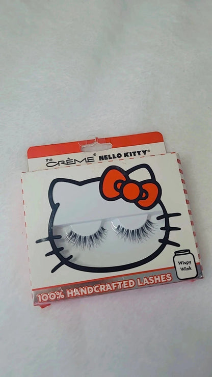 HELLO KITTY Creme Shop LIMITED EDITION Handcrafted False Eye Lashes