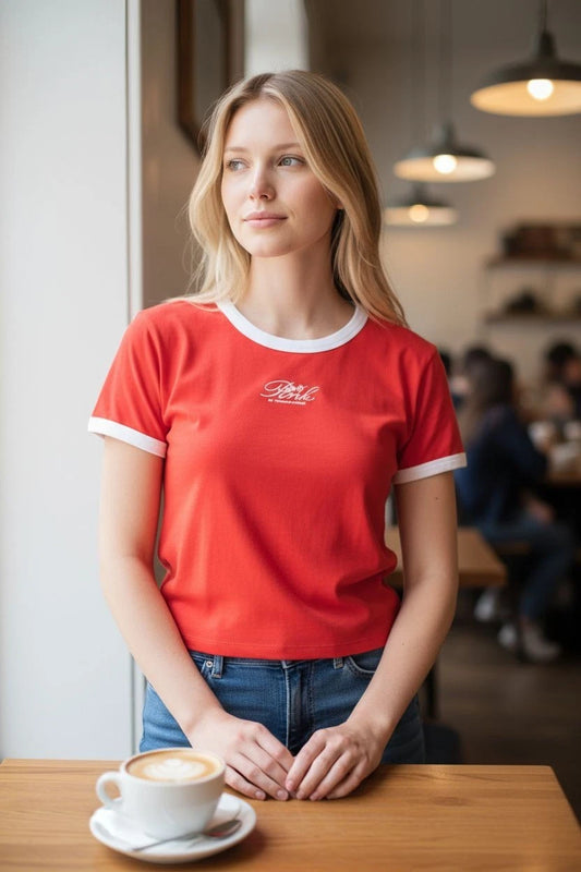 Victoria's Secret, Camiseta rosa y negra, colección Frankies Edición Limitada