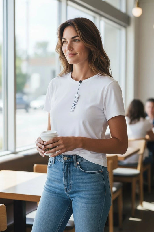 Camiseta blanca básica Victoria's Secret Pink para mujer