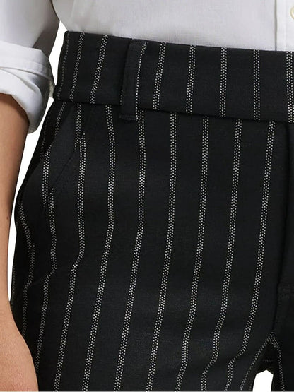 Pantalones casuales Lee para mujer, color negro