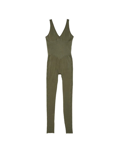 Victoria's Secret PINK, Satin Seamless Plunge Workout, BODYSUIT