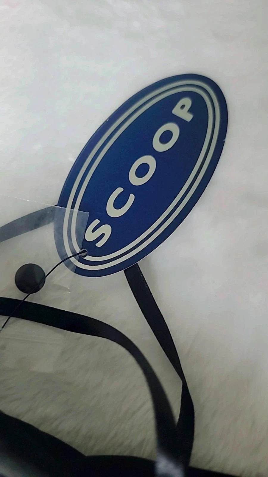 Suéter longo feminino com decote em U, preto