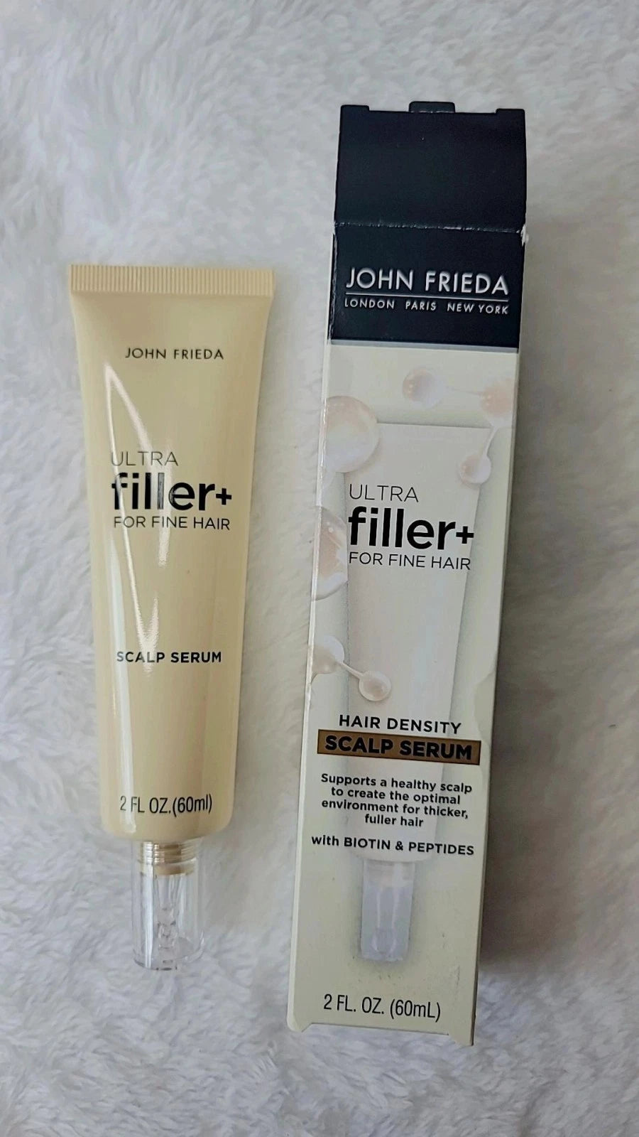Jhon Frieda Ultra Filter + Sérum para o Couro Cabeludo Fino, com Biotina e Peptídeos