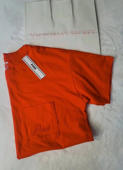 Pink Victoria's Secret Women's T-Shirt, Short Sleeve