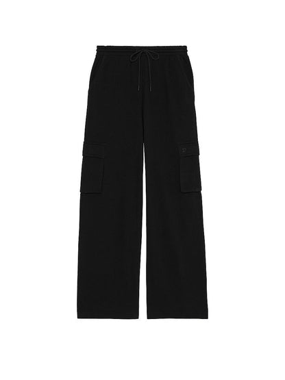 Victoria's Secret Pink Polar Fleece Wide Leg Cargo Pants