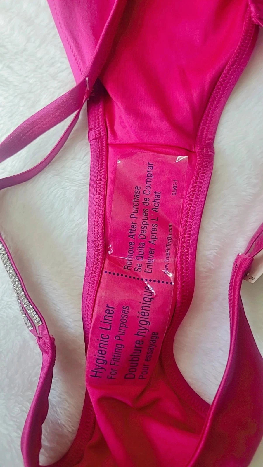 Biquíni feminino Victoria's Secret Very Sexy Shine, top tamanho P, calcinha tamanho M