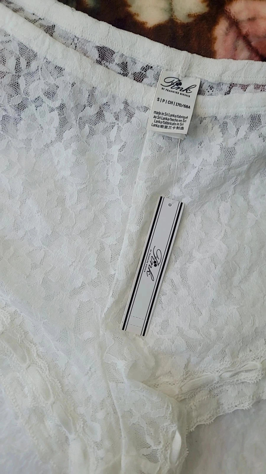 Pijama corto de encaje opaco Victoria's Secret PINK para mujer