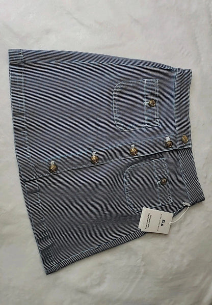 Free Assembly Women's Skirt Mini, Blue Denim